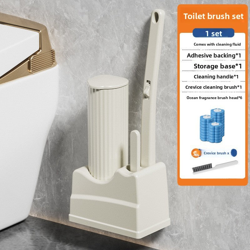 Disposable Toilet Brush with Replaceable Heads