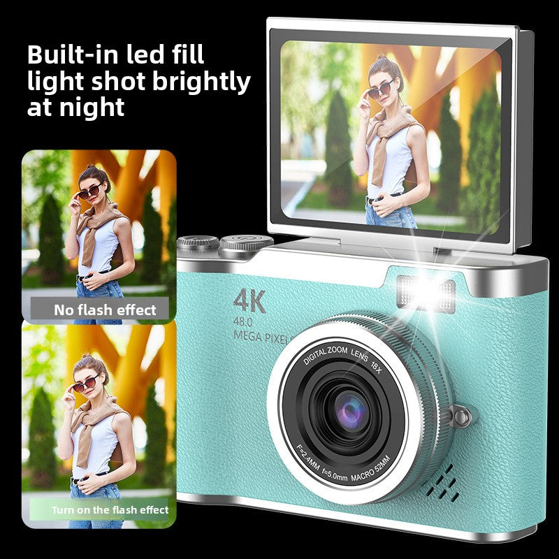 Digital Camera with HD Flip Screen