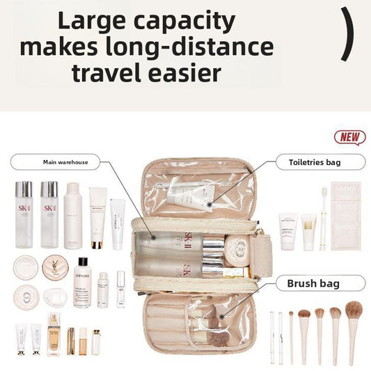 Luxe Portable Large Capacity Waterproof Cosmetic Storage Bag